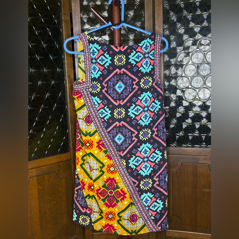 RACHEL Rachel Roy Multicolor Geometric Dress, Size Small